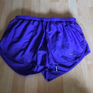 Purple Nike Dri Fit Running Shorts